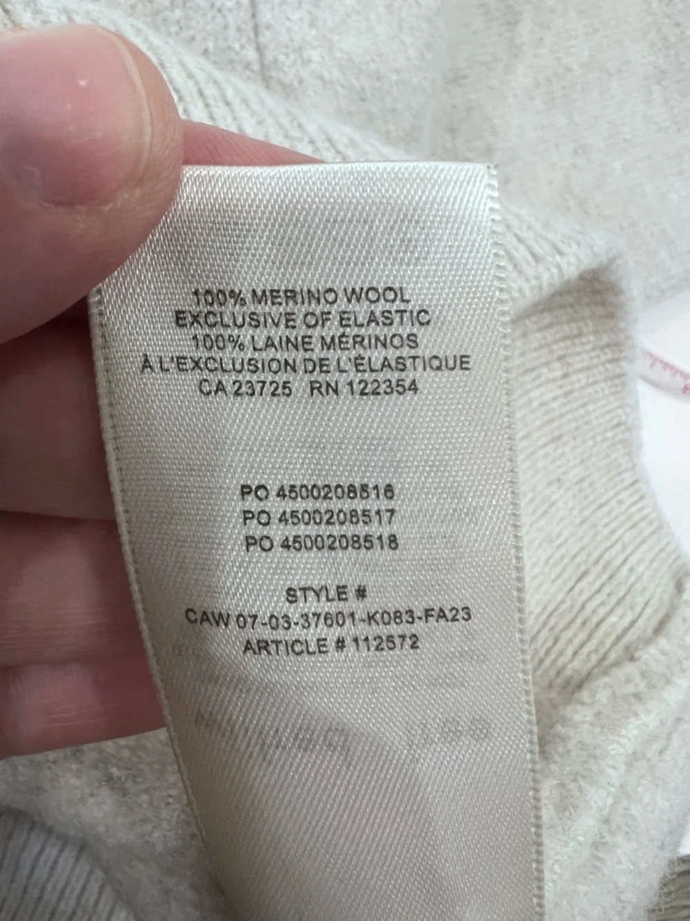 Wilfred Free Aritzia 100% Merino Wool Cardigan S Grey Cropped Button Knit - Picture 4 of 9